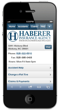 m.habererinsuranceagency.com website preview